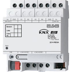 KNX analoge ingang 4-v.
